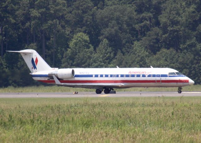 Canadair Regional Jet CRJ-200 (N907EV) - At Shreveport Regional.