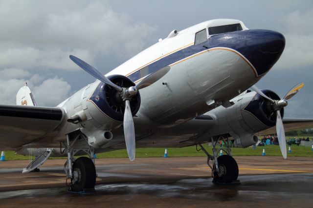 — — - Nice paint job on this Douglas DC-3 Dakota.