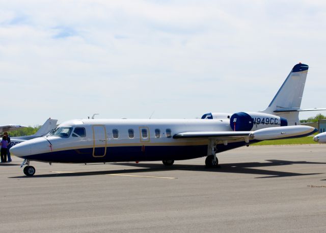 IAI 1124 Westwind (N949CC) - At Downtown Shreveport.  Year:1980  -  Model:1124