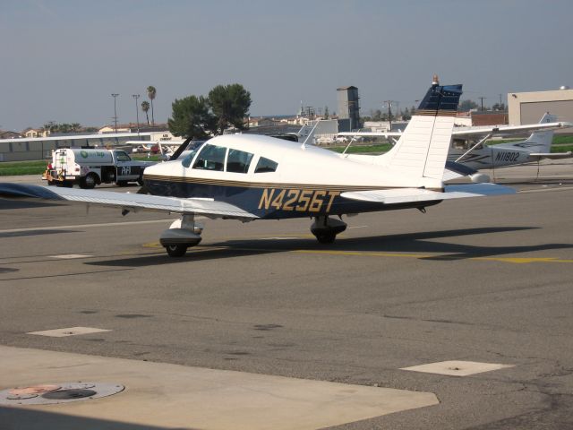 Piper Cherokee (N4256T) - Parked at Fullerton