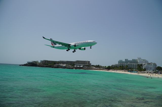 Airbus A330-200 (F-GZCL) - Great Day at Maho Beach