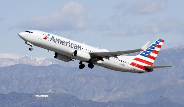 Boeing 737-800 (N306NY) - Departing LAX