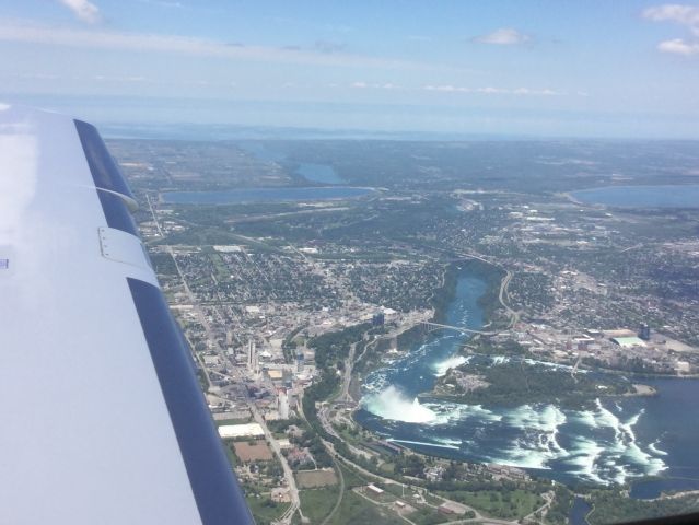 Cessna 400 (N10222) - Niagara Falls from the air.