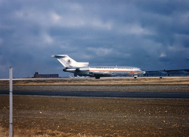 Boeing 727-100 (N1971) - The first or one of the first American Airlines B727 ready to depart KTUL on runway 35Right. Note the B-47's in the back ground at the Douglas Aircraft plant.