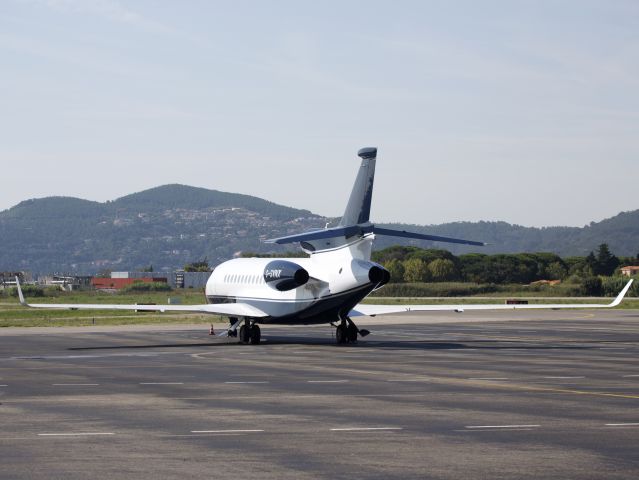 Dassault Falcon 7X (G-SVNX) - At Cannes, France.