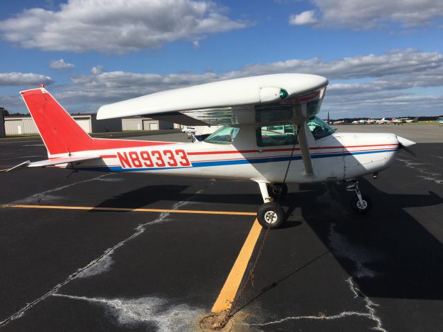 Cessna 152 (N89333) - Checkride prep day at Wings of Carolina Flying Club! In this Cessna 152, N89333. September 21, 2020.