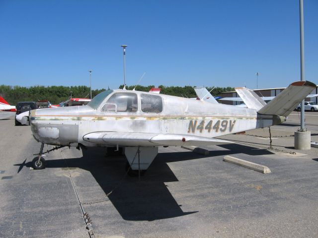 Beechcraft 35 Bonanza (N4449V) - At Corona Airport