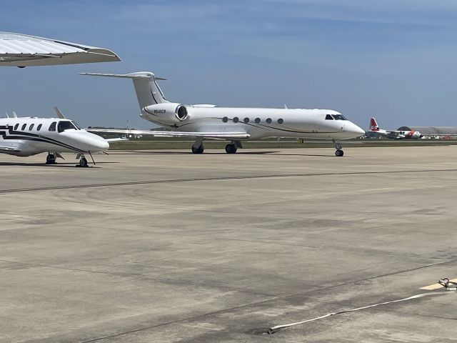 Gulfstream Aerospace Gulfstream V (N549CP) - Gulfstream V @KECG ramp.