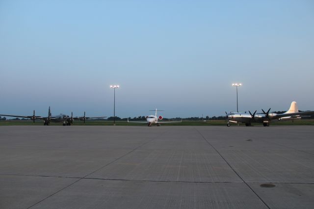 Boeing B-29 Superfortress (N69972) - A very rare sight to be seen at an airport.br /br /Appleton International morning of July 24. 