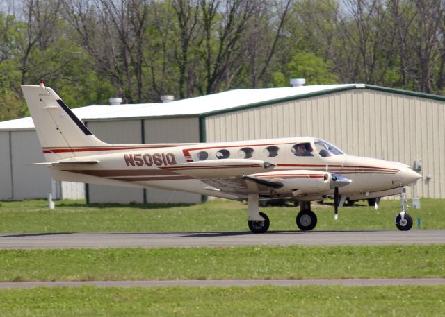 Cessna 340 (N5061Q) - At Downtown Shreveport.