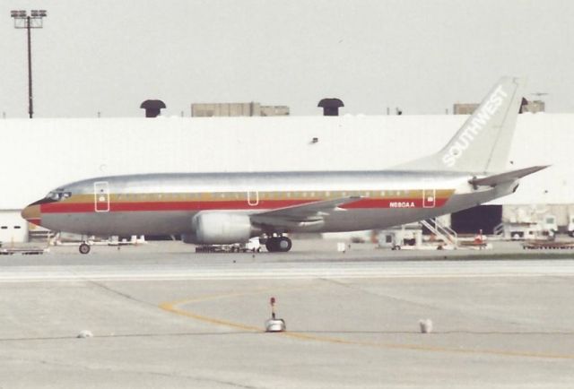 BOEING 737-300 (N680AA) - Scanned from print.