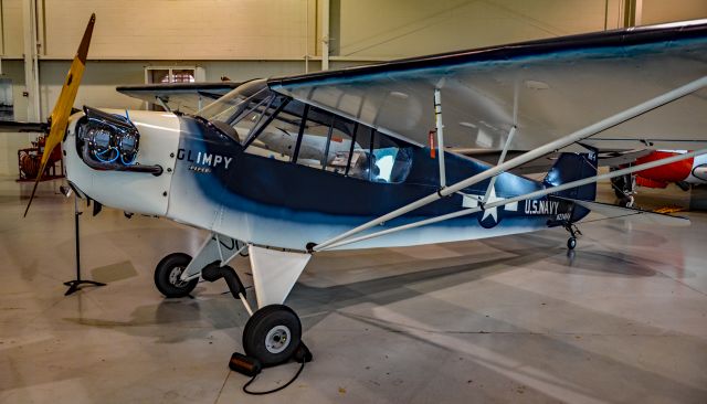 N23464 — - N23464 1939 PIPER J3C-65 s/n 3196 - Military Aviation Museumbr /Virginia Beach Airport (42VA)br /Photo: TDelCorobr /July 21, 2018 Piper NE-1 Glimpy (Navy)