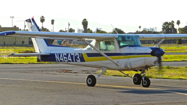 Cessna 152 (N46473) - San Jose State Cessna 152 taxing in at Reid Hillview Airport, San Jose, CA.