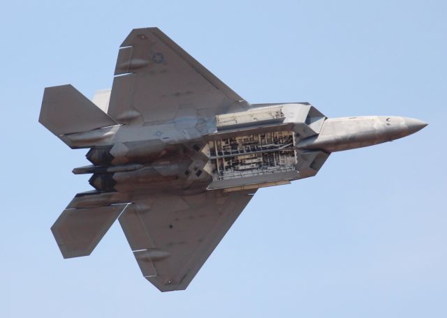 Lockheed F-22 Raptor (03-4043) - At Barksdale Air Force Base.