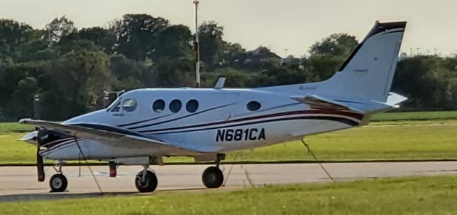 Beechcraft King Air 90 (N681CA) - N681CA Owned By Jet Air INC Parked At KIOW