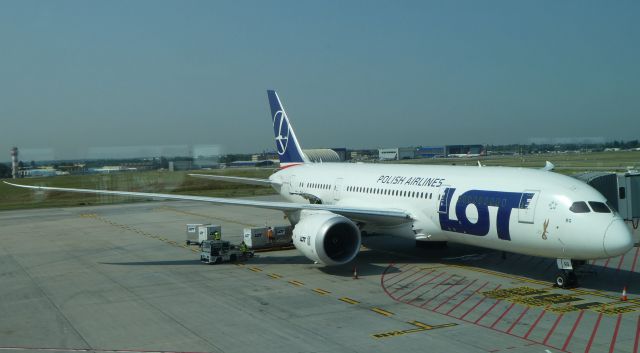 Boeing 787-8 (SP-LRG) - Budapest