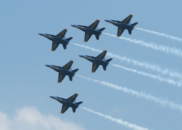 McDonnell Douglas FA-18 Hornet (16-1967) - Performing at the Defenders of Liberty Airshow at Barksdale Air Force Base, Louisiana.