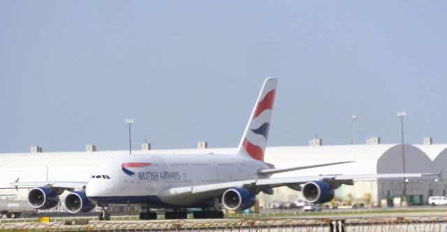 Airbus A380-800 (G-XLEH) - A British Airways A380-800"The Lovable Leviathan"A Fan Favorite"Departing for London,Heathrow(LHR/EGLL)