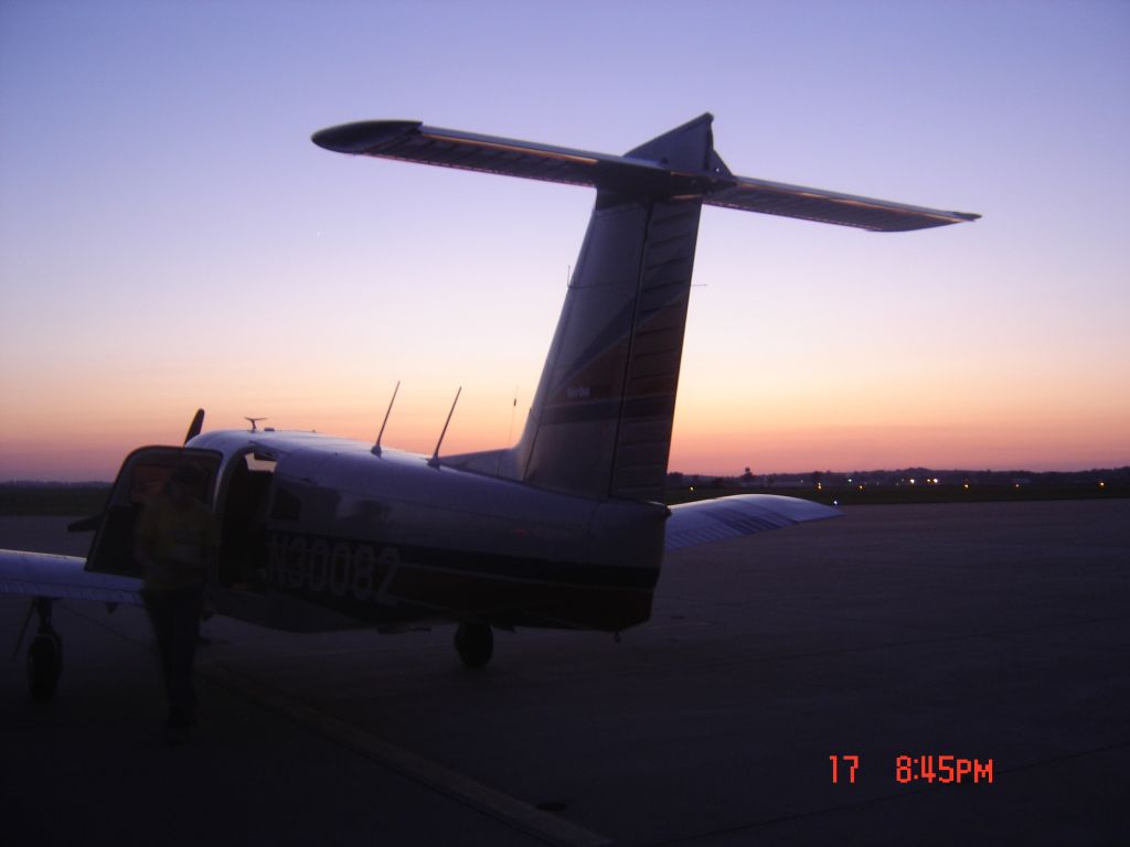 Piper Saratoga (N30082) - On the Ramp at KCGI 2005