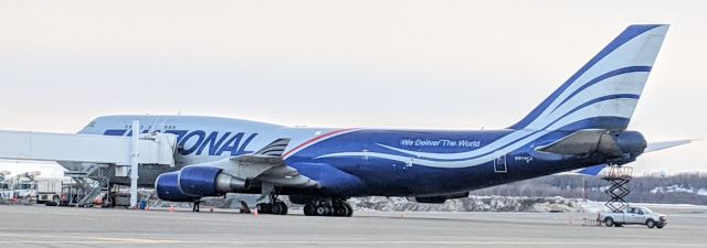 Boeing 747-400 (N919CA) - Cargo South Terminal, Anchorage International Airport