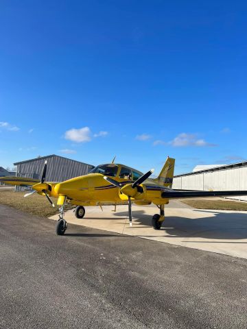 Cessna 310 (N790DM) - Photo Courtesy of Payton, after passing her MultiEngine Add-on. Congratulations! 