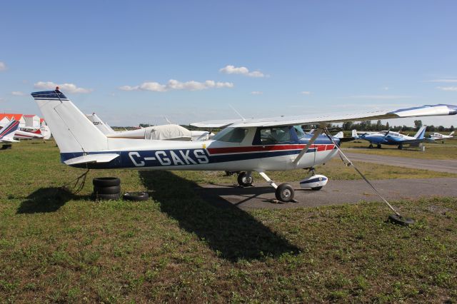 C-GAKS — - C-GAKS Cessna 150M stationné à laéroport de Joliette CSG3 QC. le 12-08-2018