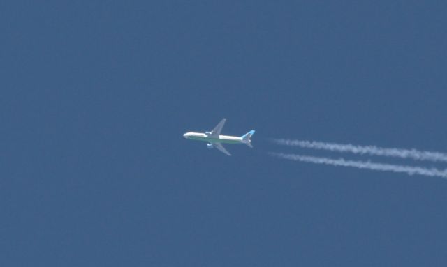 BOEING 767-300 (UK-67006) - Flying over BOS heading to JFK