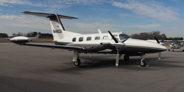 Piper Cheyenne 3 (N440CA) - A 1985 model Piper PA-42-720 Cheyenne IIIA on the ramp at Thomas J. Brumlik Field, Albertville Regional Airport, AL - January 11, 2019.