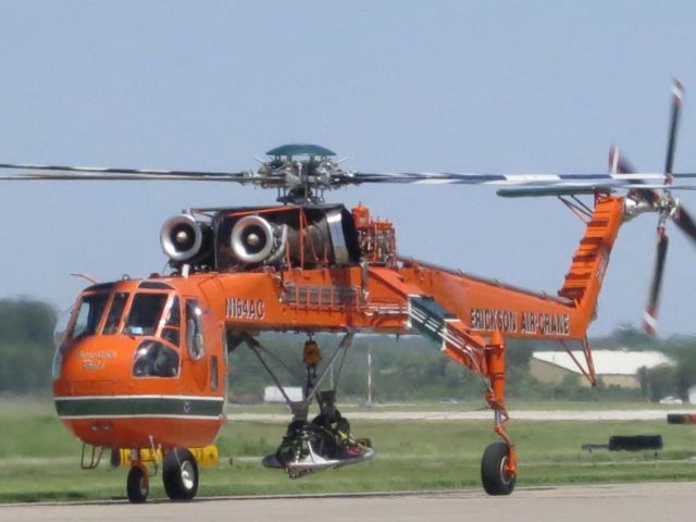 Sikorsky CH-54 Tarhe (N164AC) - Starting up before departure