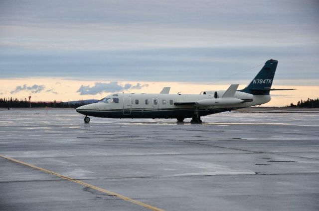 IAI 1124 Westwind (N794TK) - IAI Westwind 1124 parked at Woodwards Aviation.