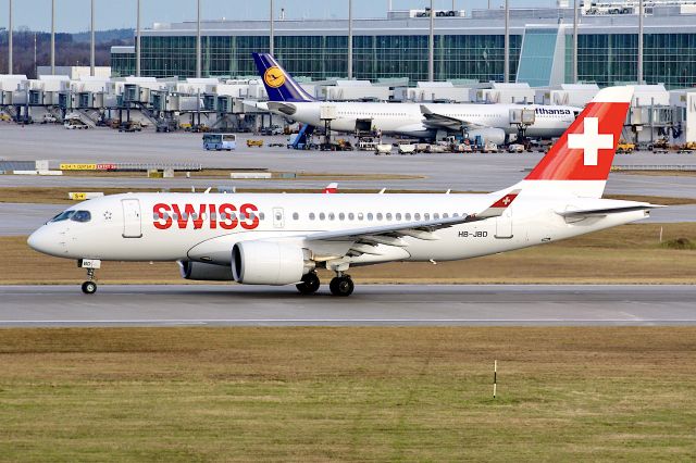 Airbus A220-100 (HB-JBD)