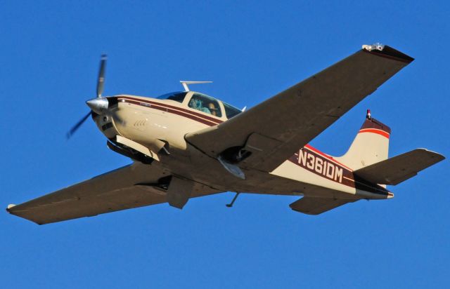 Beechcraft Bonanza (36) (N361DM) - Departing RWY Three-Zero, Merced Regional Airport.