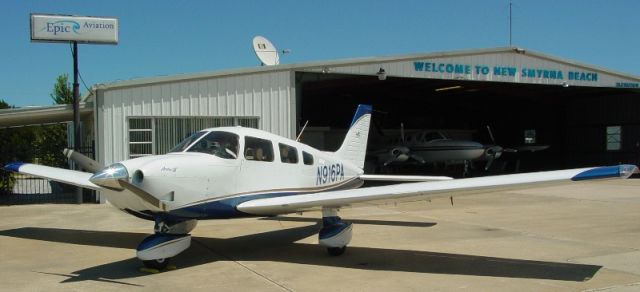 Piper Cherokee (N916PA) - Prior Owner:Robert Towe-1999 Archer III, At my home field before I sold it to Drew in Michigan, then it was sold to the Todd Agency in Texas...She had been a Pan Am Flight School aircraft but was totally refurbished in 2005 and painted the 2006 paint scheme of the Archer III.