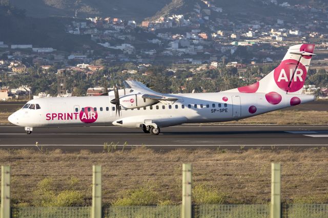 ATR ATR-72 (SP-SPE) - TENERIFE NORTEbr /06/09/2016