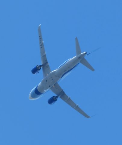 Airbus A320 (XA-JMA) - Passing Monmouth Co., NJ minutes before landing April 2008.