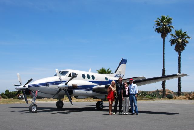 Beechcraft King Air 90 (N6207F) - Visiting the Airport in the Sky