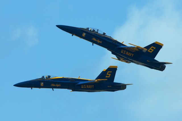 McDonnell Douglas FA-18 Hornet — - Blue Angels at Dayton Airshow 2010