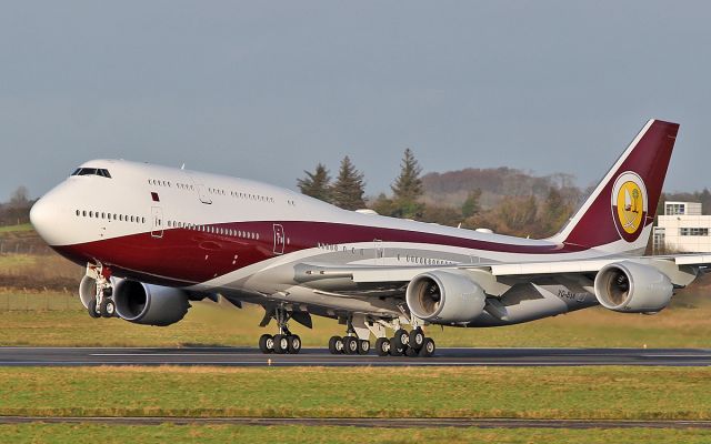 BOEING 747-8 (VQ-BSK) - worldwide aircraft holdings b747-8zv bbj vq-bsk circuit training at shannon 5/1/18.