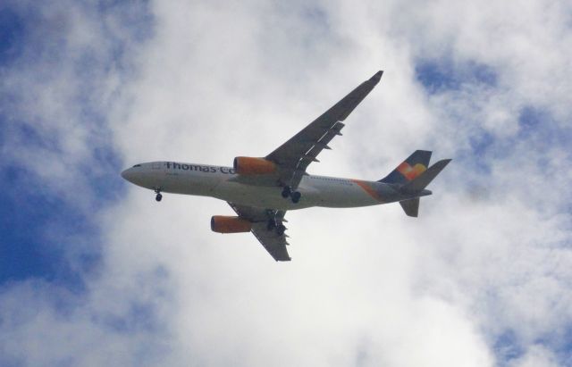 Airbus A330-200 (G-TCXB) - Thomas Cook TCX3720 on final approach to Barbados arriving from London Gatwick