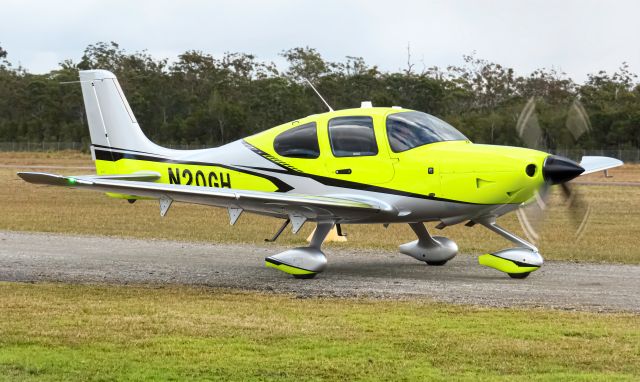 Cirrus SR22 Turbo (VH-VWA) - Ex. N20GH. (It does have N20GH still applied in this photo but the livery hasn't changed since it was re-registered).