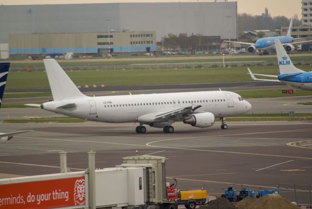 Airbus A320 (LZ-FBD) - Bulgarian Air A320-214 cn2596; Lsd from CIT; taxien to rwy24; 13-04-2022