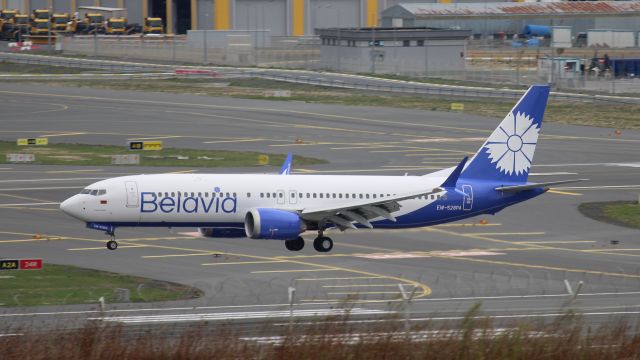 Boeing 737 MAX 8 (EP528PA) - As BRU2785 arriving from MSQ on 2022-10-19.