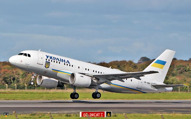 Airbus A319 (UR-ABA) - ukraine government a319-115cj ur-aba dep shannon 24/9/18.