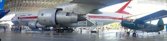 N7470 — - The Original Queen now on Display at the Museum of Flight in Seattle.  A favorite museum of ours because you can actually go in some of the aircraft, like this 747 #1.