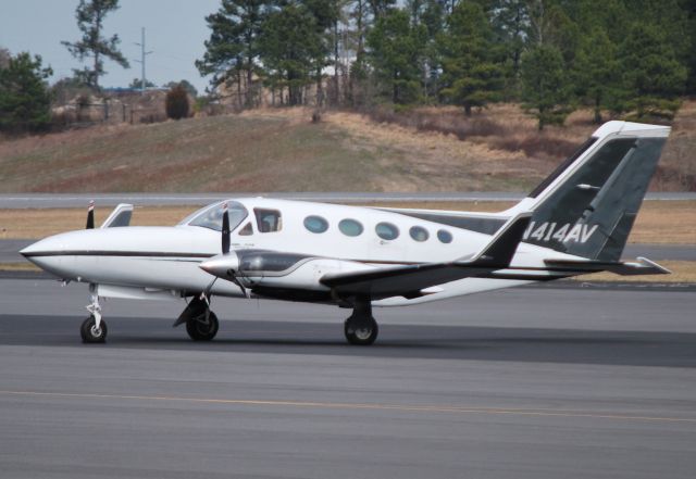 Cessna Chancellor (N414AV) - FOUR ONE FOUR LEASING LLC at KJQF - 2/25/14