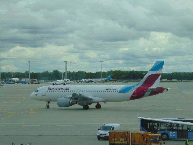 Airbus A320 (D-ABNE) - Eurowings - Germanybr /Airbus A320-200br /D-ABNE  cn 2003br /Aeroporto Internacional de Munique - Alemanha (EDDM / MUN)br /Date: September 18, 2017br /Photo: Marcos Pereirabr /Comments: Delivered May/2003 to MyTravel. Between 2003 and 2013 others companies. In Jan/2014 delivered to AirBerlin (D-ABNE) and Mar/2017 in pinted Eurowingsbr /Instagram: @map1982  @map_spotter  @aeroportodepousoalegre