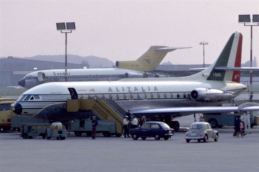 SUD-EST SE-210 Caravelle (I-DABL) - July 1969 at Düsseldorf (EDDL)