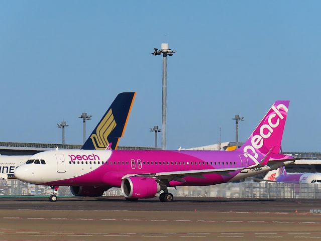 Airbus A320neo (JA205P) - Photo taken on Mar 03, 2024.br /MM312/03 NRT-KIX