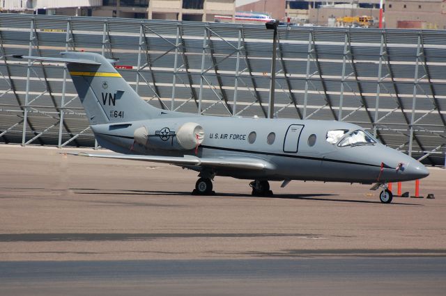 Beechcraft Beechjet (T1A) - The T-1A Jayhawk is a medium-range, twin-engine jet trainer used in the advanced phase of specialized undergraduate pilot training for students selected to fly airlift or tanker aircraft. It is also used to support navigator training for the U.S. Air Force, Navy, Marine Corps and international services.    The swept-wing T-1A is a military version of the Beech 400A. It has cockpit seating for an instructor and two students and is powered by twin turbofan engines capable of an operating speed of Mach .78. The T-1A differs from its commercial counterpart with structural enhancements that provide for increased bird strike resistance and an additional fuselage fuel tank.