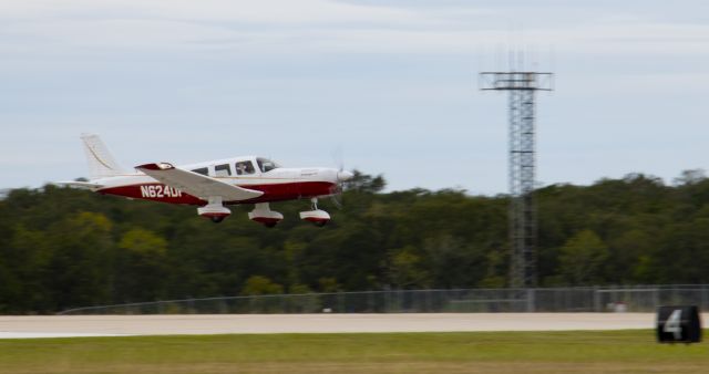 Piper Saratoga (N624DP) - Spencer & Coryee Hamons in their PA-32-301T Saratoga taking off from Easterwood Field in College Station, TX